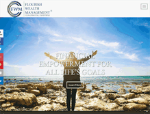 Tablet Screenshot of flourishwealthmanagement.com